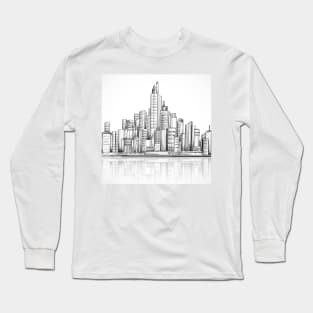 New York Sketch Long Sleeve T-Shirt